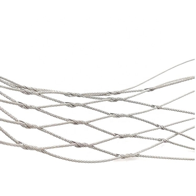 Red de seguridad de cuerda de alambre de acero inoxidable 304 Ideal para plantas de escalada