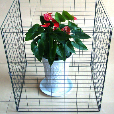 Reciclaje de residuos orgánicos en patios contenedor de compostaje de malla de alambre de acero duradero con malla de 100x45 mm y rectangular