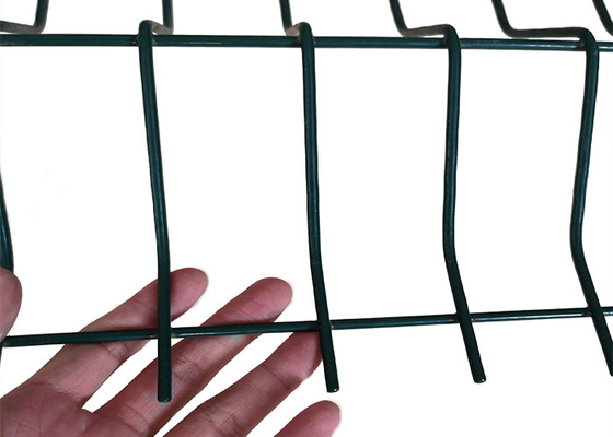 Cercas de post caps PVC recubierto 3D Curva de malla de alambre soldado Cercas para patio Directo Verde Metal de hierro de hierro cercas de jardín cercas de seguridad