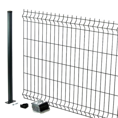Pvc revestido 3D paneles de vallas de malla de alambre soldado para protección de cercas de jardín de privacidad agrícola