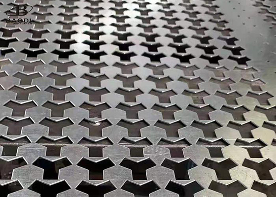 Malla metálica perforada de la perforación rectangular del grueso 0.5-3.5m m de la hoja