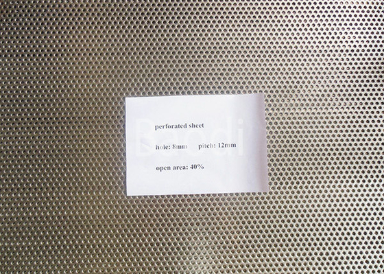 Modelo redondo el 1X2M de acero inoxidable de aluminio Perforated Metal Mesh