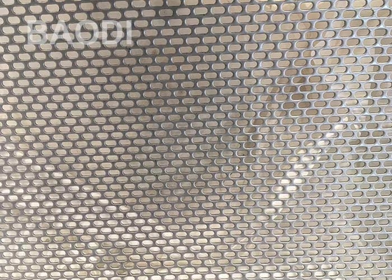 El 1X2M Galvanized Slotted Hole perforaron el acero inoxidable Mesh Screen For Mining