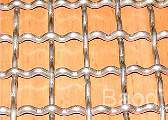 Malla material de Oven Net Lock Crimp Wire de la barbacoa 304