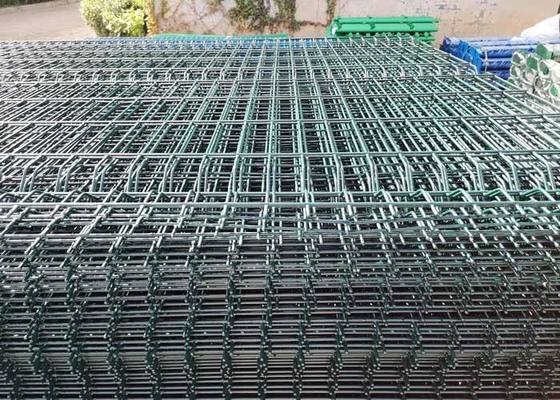 perforación rectangular del hierro de Mesh Fence Pvc Coating Welded del alambre del jardín de los 6ft