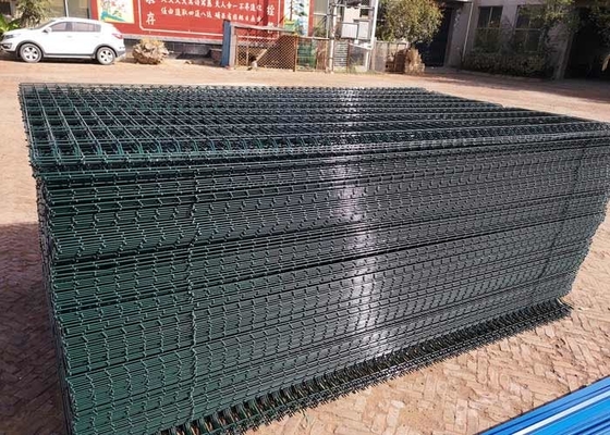 perforación rectangular del hierro de Mesh Fence Pvc Coating Welded del alambre del jardín de los 6ft